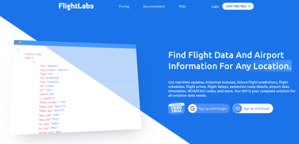 Airplane Data API