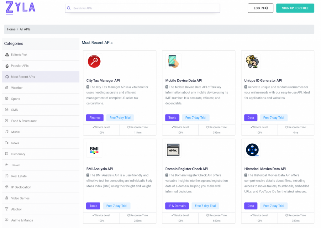 Best Marketplace APIs